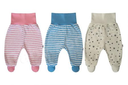 Baby Service Bavlněné polodupačky Hvězdy a pruhy Hvězdičky Vel. 62