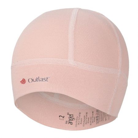 Little Angel (DITA) Čepice smyk Baby Outlast® - pudrová Vel. 1 (36-38 cm)