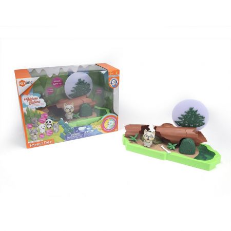 HEXBUG Velký set Lil Nature Babies - Vlk Waya a lesní doupě
