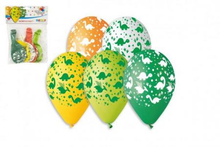 Smart Balloons Balonky nafukovací dinosaurus průměr 30 cm 5 ks