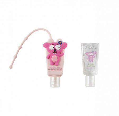 Jack N´ Jill Dětský antibakteriální gel na ruce s pouzdrem 2x 29 ml Koala