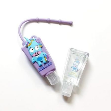 Jack N´ Jill Dětský antibakteriální gel na ruce s pouzdrem 2x 29 ml Jednorožec