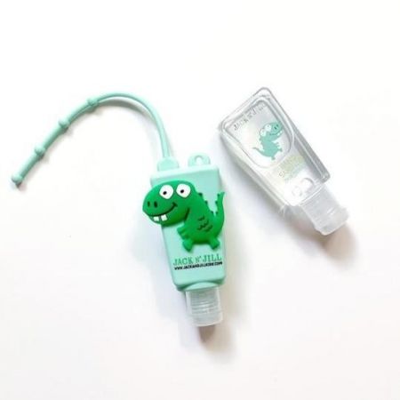 Jack N´ Jill Dětský antibakteriální gel na ruce s pouzdrem 2x 29 ml Dino