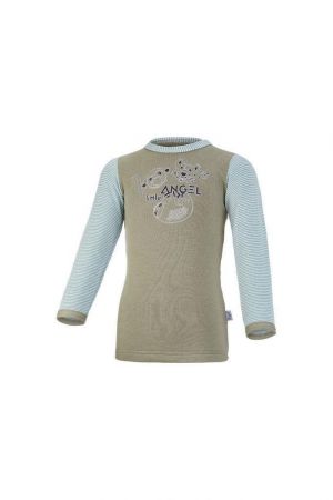Little Angel (DITA) Tričko smyk SAFARI DR Outlast® - Khaki army/pruh Vel. 128