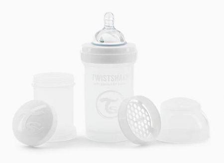 Twistshake Kojenecká láhev Anti-Colic 180 ml  Bílá