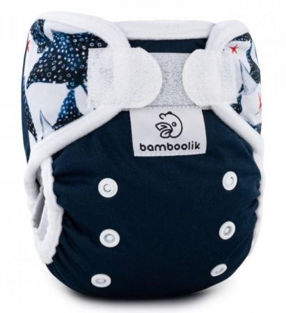 Bamboolik Minimimi svrchní kalhotky Duo Tmavě modrá+rejnoci