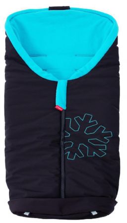 ByBoom Univerzální zimní Softshell Fusak Thermo Aktiv Černá/tyrkysová
