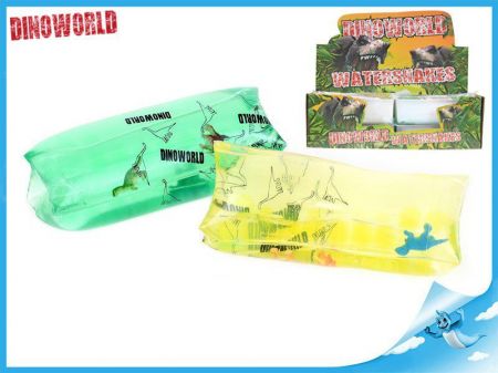 Vodní had dinosaurus 13cm s dinosaurem