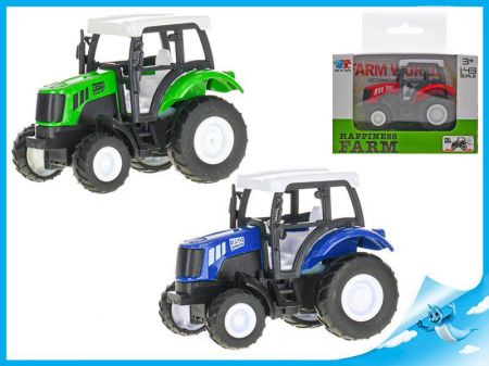 Traktor 9 cm kov 1:43  zpětný chod