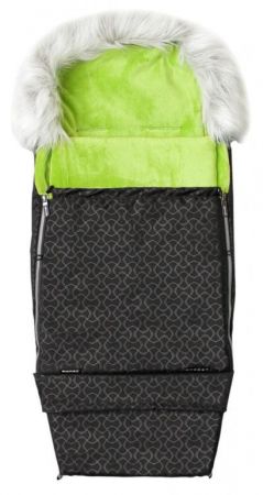 Emitex Fusak COMBI FOX Černý + velvet limeta