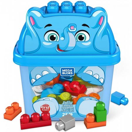 Mattel Mega Bloks kyblík s kostkami GCT46 Slon