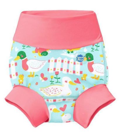 Splash About Nové Plavky Happy Nappy - Malá Kačenka Vel. XL (1 - 2 roky)