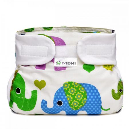 T-tomi Ortopedické abdukční kalhotky suchý zip 5-9 kg  Green elephants