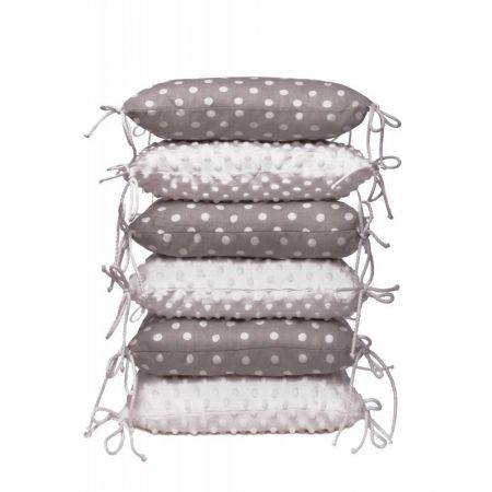 T-tomi Polštářkový mantinel Grey/Dots
