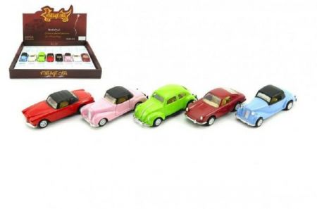 Teddies Auto veterán kov 8cm zpětný chod