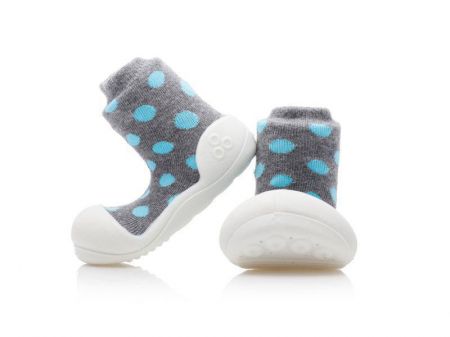 Attipas Botičky Polka Dot Gray Vel. XL (126-135mm)