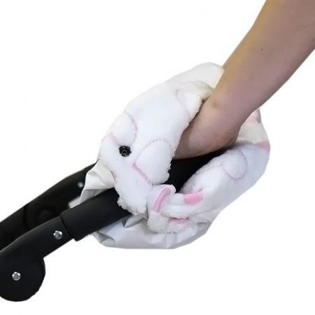 Babyrenka Zateplení rukojeti Simple Polar Bílá srdíčka