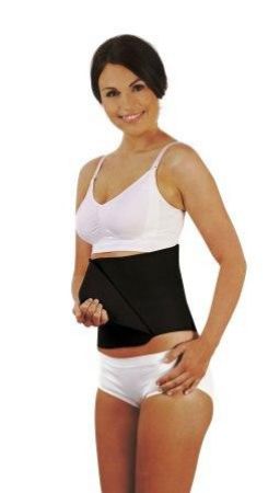 Carriwell Stahovací pás Belly Binder organic - ČERNÝ  L/XL