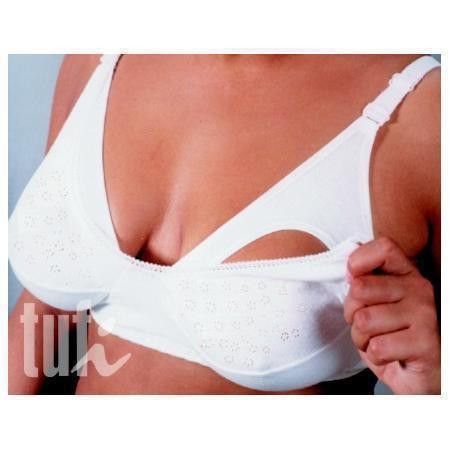 TUFI Kojící podprsenka bílá 85C