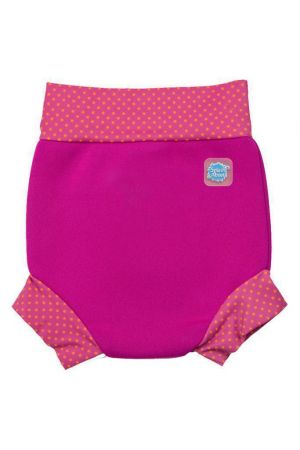 Splash About Plavky Happy Nappy - růžové tečky Vel. S (3-6 kg)