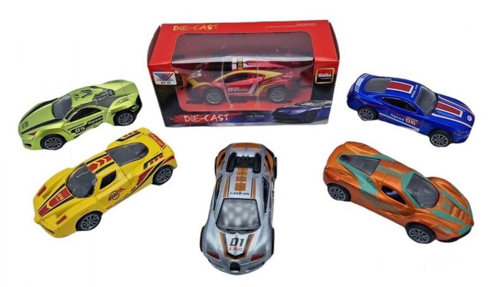 LAMPS - Sportovní auto kovové 8cm, Mix produktů