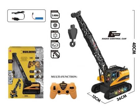 EURO-TRADE - Jeřáb s ramenem Builders RC 1:12