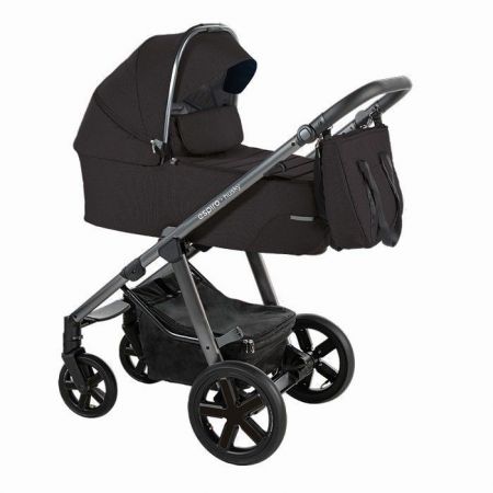 Espiro Husky XL 2022 kombinovaný kočárek-210 Black