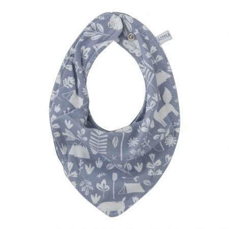 Little Dutch Bandana bib bryndák-Adventure Blue