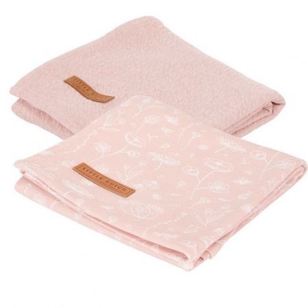 Little Dutch Pleny swaddle 70x70-Wild flowers pink
