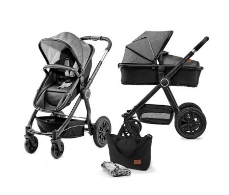 Kinderkraft kombinovaný Veo-Black/grey