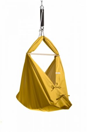 Hojdavak Závěsná textilní kolébka Baby 15kg-Standard hořčicová