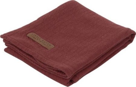 Little Dutch Swaddle Osuška 120x120cm-Pure Indian red