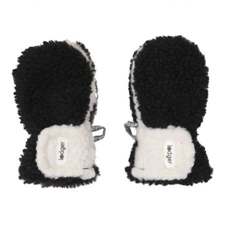 Lodger Mittens Teddy, rukavice-Black 6-12m