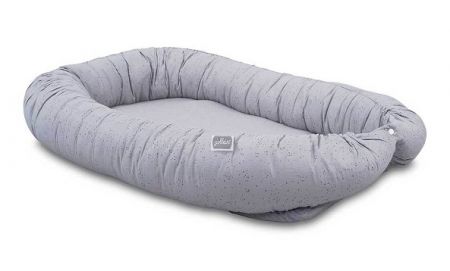 Jollein hnízdo Babynest-Mini dots mist grey