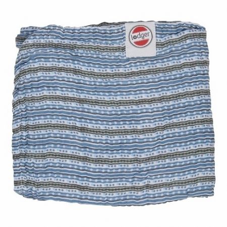Lodger Dreamer Muslin deka 120x120cm-Stripe Xandu Ocean