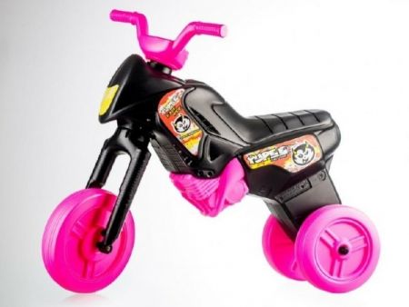 Teddies Enduro Yupee velké-černo-růžové