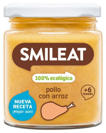 SMILEAT Organic příkrm Kuře s rýží 230 g, 6 m+
