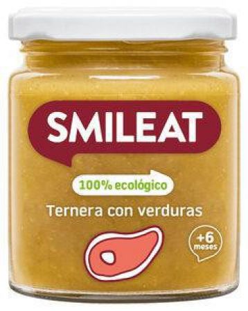 SMILEAT Organic příkrm Telecí se zeleninou 230 g, 6 m+