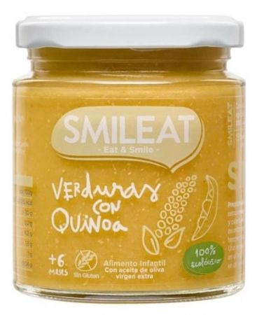 SMILEAT Organic příkrm Zelenina s Quinoou 230 g, 6 m+