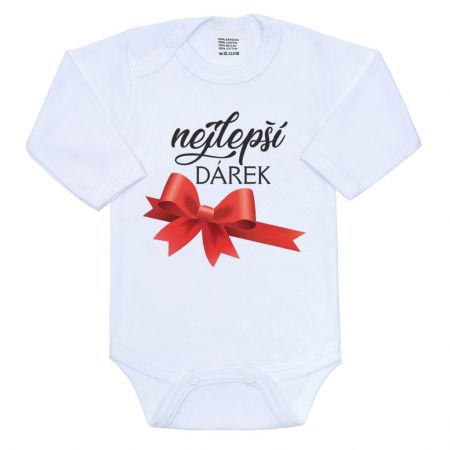 Body s potiskem New Baby nejlepší DÁREK 80 (9-12m)