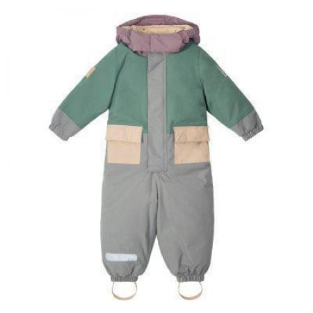 LEOKID Zimní kombinéza Color Block GREEN SHADE Vel. 12 - 18 m (vel. 80)