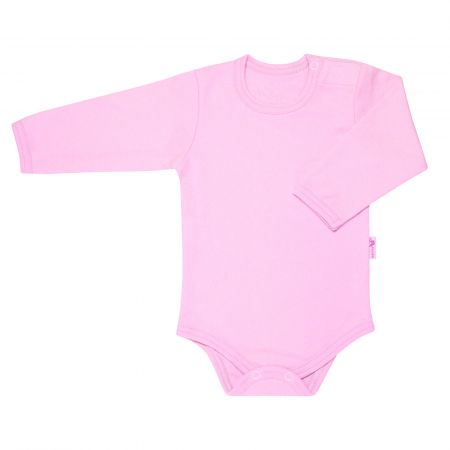 ESITO Bodyčko jednobarevné vel. 56 - 98 - 56 / růžová