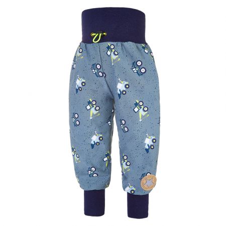 Little Angel Tepláky AUTA - denim auta Velikost: 92