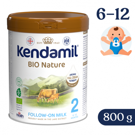 Kendamil 2 BIO Nature DHA+ 800 g pokračovací mléko