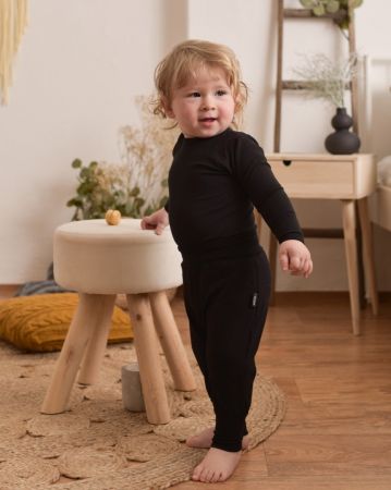 Jožánek Dětské kalhoty baggy, lehké, černé 104