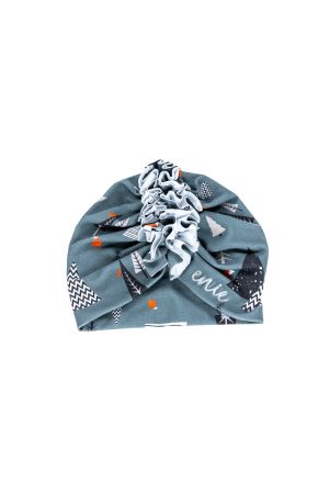 enie baby Turban - dětská čepice 3-6m Forest