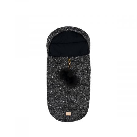 Přechodný fusak pro miminko - Tweed Premium Collection Black/White