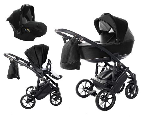 Junama 3v1 Space Velur Barva: 3v1 Velur 03 Black