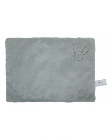 Mazlicí polštář velvet 25x35 s výšivkou by Klaudia Halejcio, Sky gray green (Sky gray green)