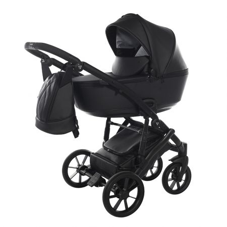 Junama Kočárek Space ECO+ Barva: Space ECO 03 Black, Konstrukce: 2K - otočná kola
